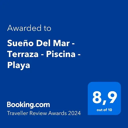Sueno Del Mar - Terraza - Piscina - Playa - Pueblo Evita Apartment *